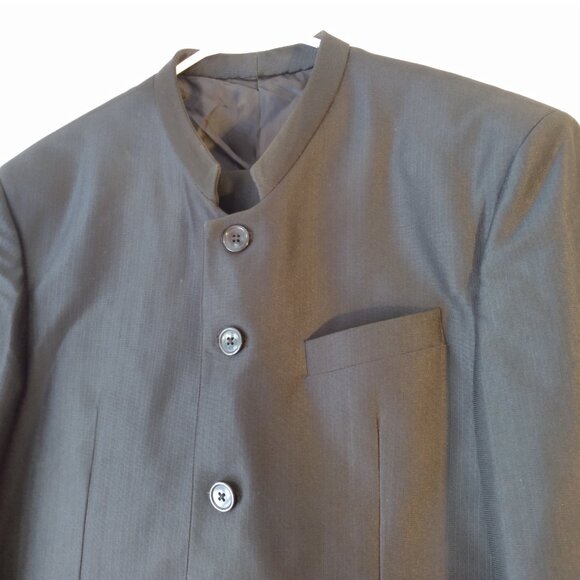 Mennonite Men's Suit 42R Jacket 32R Pants 27" Inseam Clerical - Picture 5 of 14